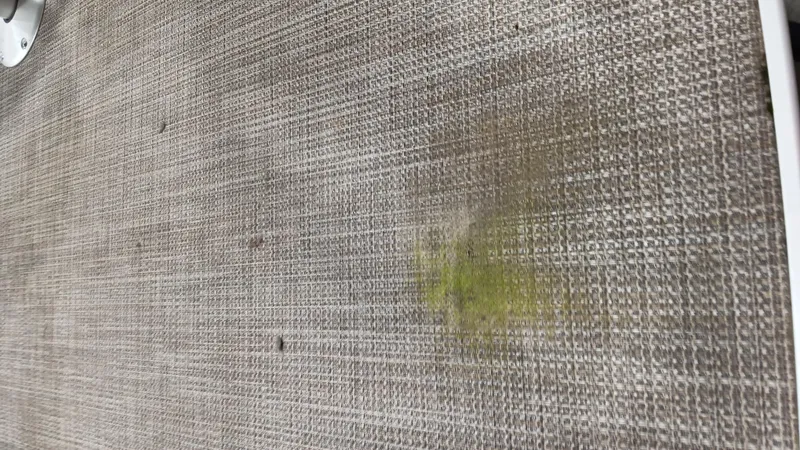 Slide: The Image of Textured surface with a small green stain on a 2022 Ranger 200F. - 25