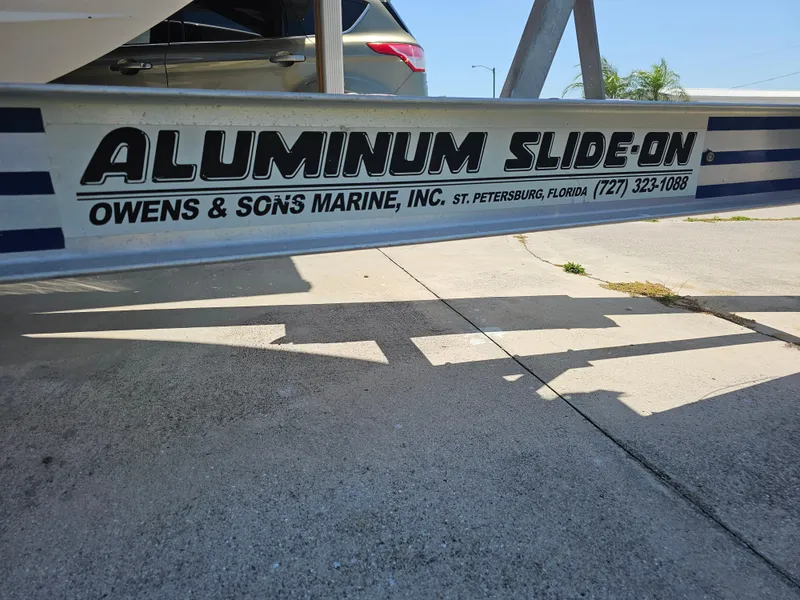Slide: The Image of Aluminum boat trailer by Owens & Sons Marine, St. Petersburg, Florida, for 2008 Pro-Line 29 Grande Sport. - 22
