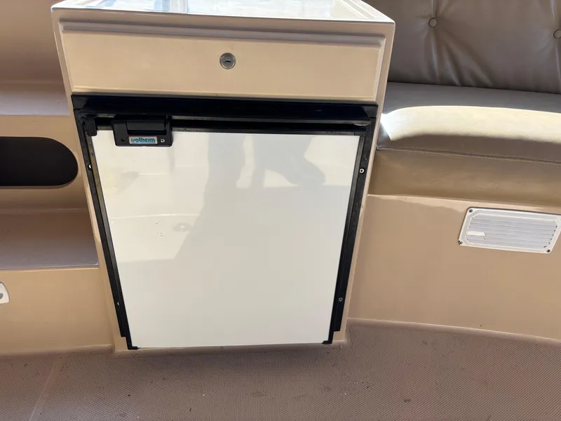 Slide: The Image of Mini fridge on 2009 Duffy Snug Harbor boat interior. - 8