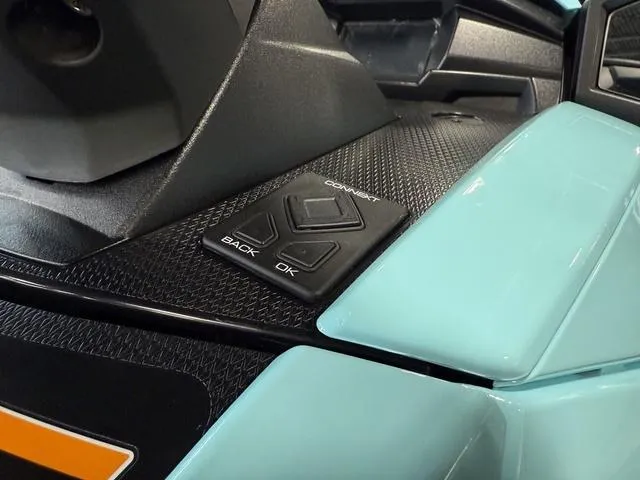 Slide: The Image of 2025 Yamaha Waverunner VX® Limited HO dashboard controls, featuring textured buttons for navigation. - 22