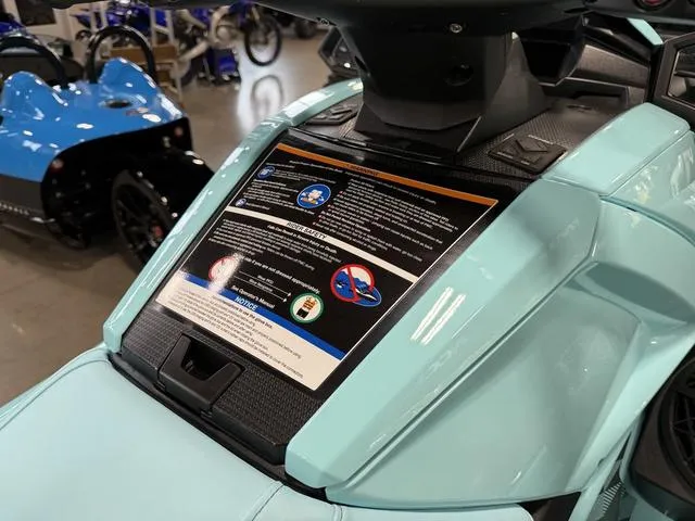 Slide: The Image of 2025 Yamaha Waverunner VX® Limited HO, close-up of dashboard and safety instructions. - 24