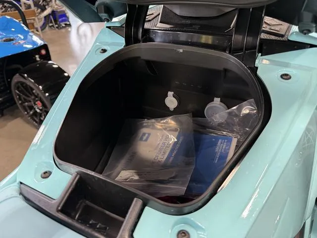 Slide: The Image of 2025 Yamaha Waverunner VX® Limited HO storage compartment with accessories inside. - 25