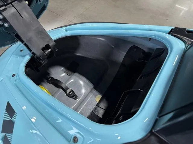 Slide: The Image of 2025 Yamaha Waverunner VX® Limited HO storage compartment, open and empty, showcasing interior space. - 29