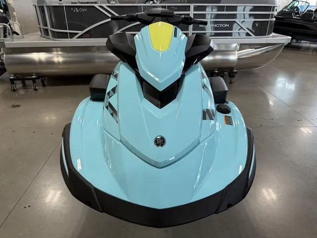 Slide: The Image of 2025 Yamaha Waverunners VX® Limited HO in a showroom, showcasing sleek design and vibrant color. - 6
