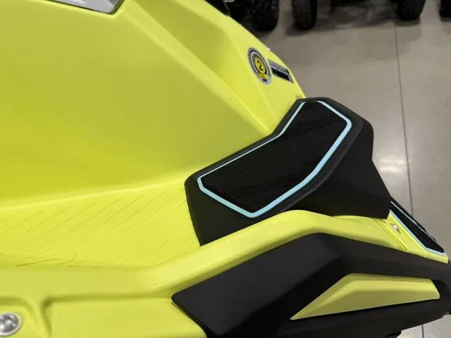 Slide: The Image of 2025 Yamaha Waverunners Jetblaster in vibrant yellow, showcasing sleek design details. - 6