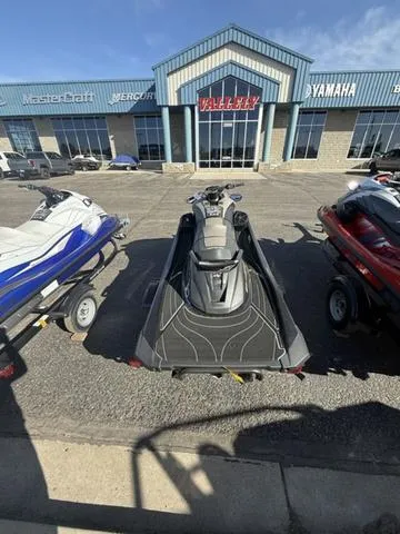 Slide: The Image of 2025 Yamaha WaveRunner GP SVHO™ jet ski displayed outside dealership. - 3
