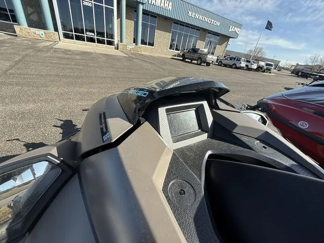 Slide: The Image of 2025 Yamaha WaveRunner GP SVHO™ parked outside dealership, showcasing dashboard and controls. - 5