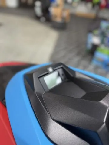 Slide: The Image of 2025 Yamaha Waverunner Jetblaster DLX 2-Up dashboard close-up, showcasing sleek design. - 11