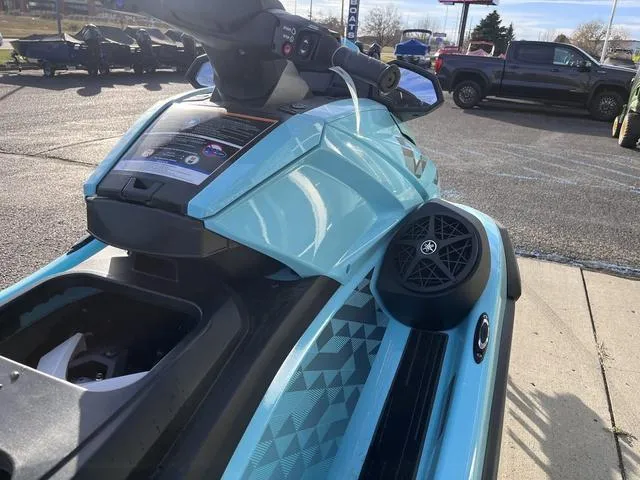 Slide: The Image of 2025 Yamaha Waverunner VX Limited HO in light blue, parked outdoors. - 20