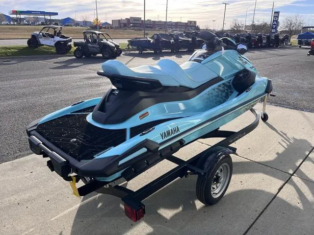 Slide: The Image of 2025 Yamaha Waverunner VX Limited HO on trailer, parked outdoors in a dealership lot. - 4