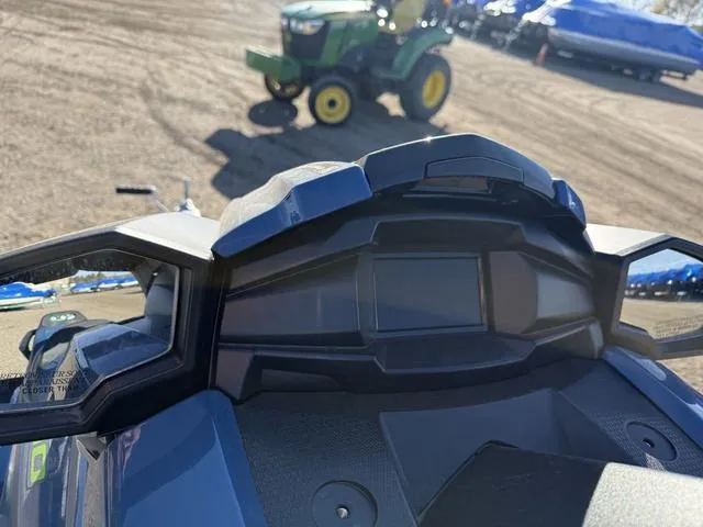 Slide: The Image of 2025 Yamaha WaveRunner VX Cruiser® HO dashboard with audio system, outdoor setting. - 5