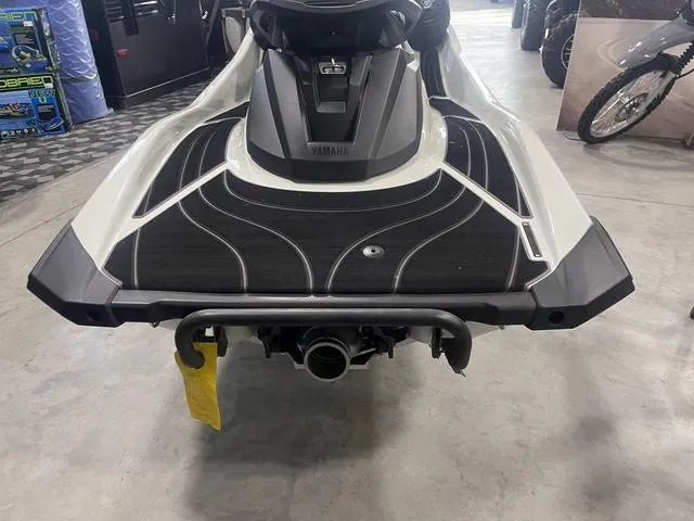 Slide: The Image of 2025 Yamaha Waverunner GP HO™ with Audio, rear view in showroom setting. - 14