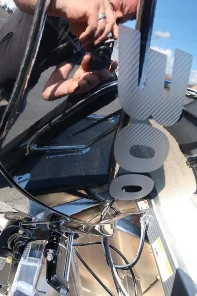 Slide: The Image of Reflection on Bennington M Quad Bench 24 MFB, 2025 model, with visible mechanical components. - 7