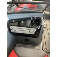 Slide: The Image of 2024 Starcraft MVX Surf boat interior with sleek sink and modern design. - 5