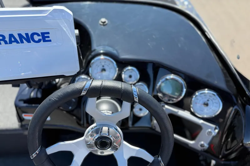 Slide: The Image of 2024 Nitro ZV19 Sport Pro dashboard with steering wheel and gauges. - 8