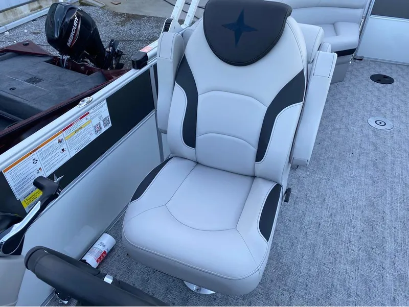 Slide: The Image of 2024 Berkshire LE Series 22RFX LE boat seat with sleek design and comfortable upholstery. - 10