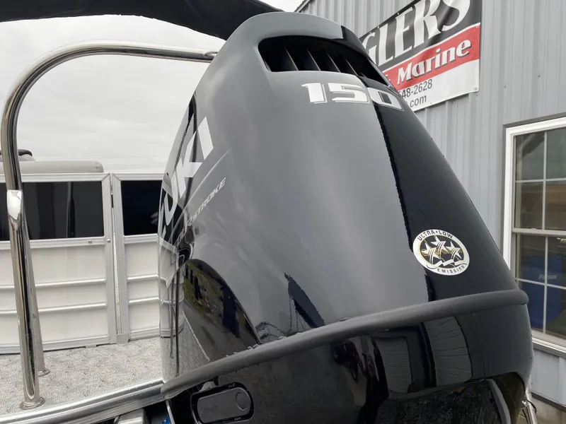 Slide: The Image of 2024 Berkshire 24RFX LE boat with Suzuki 150 outboard motor, ultra-low emission. - 21