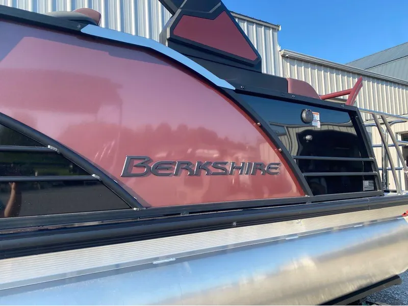 Slide: The Image of 2025 Berkshire 23UL STS boat with sleek design and modern detailing. - 7