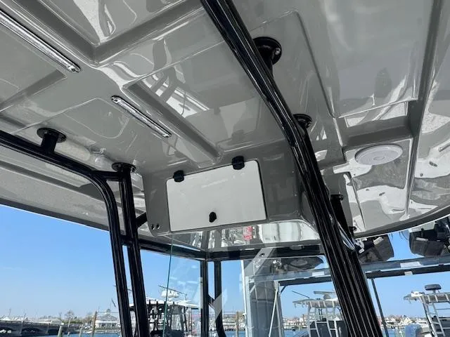 Slide: The Image of 2022 Cape Horn 27 XS boat interior, featuring sleek design and sturdy framework. - 2