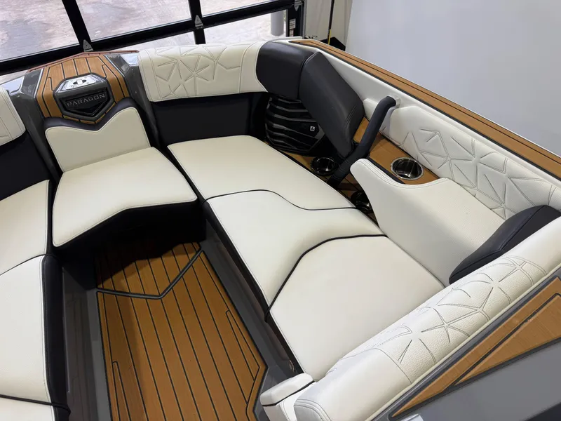 Slide: The Image of Luxurious interior of 2023 Nautique Super Air Nautique G23 Paragon boat. - 21