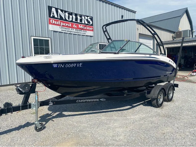 Slide: The Image of 2018 Chaparral 21 H2O Sport boat on trailer at Angler's Outpost & Marine. - 4