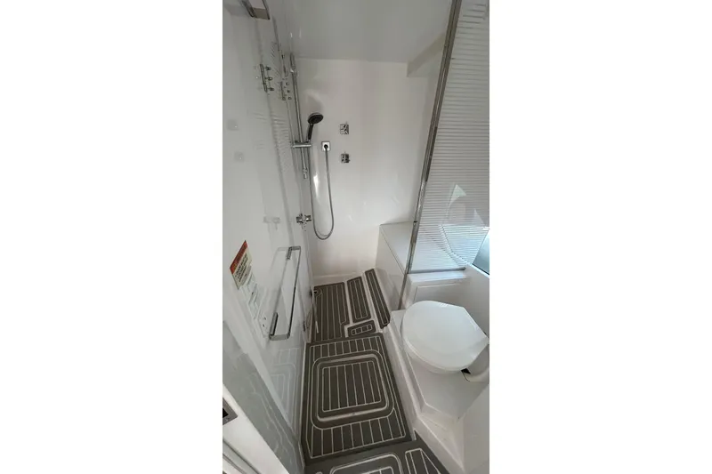 Slide: The Image of Compact bathroom in 2021 Evolve 360HT with shower and toilet. - 73