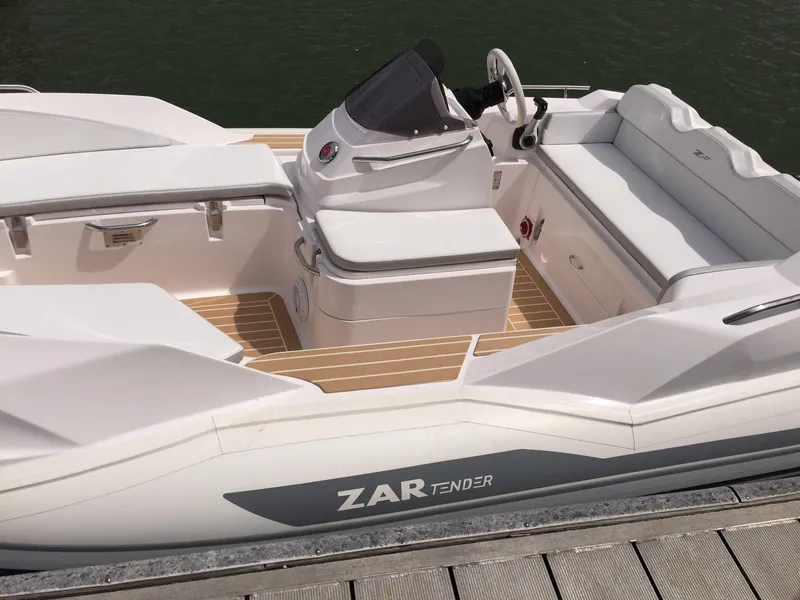 Slide: The Image of 2025 Zar Formenti ZF-5 boat with sleek design and comfortable seating. - 12
