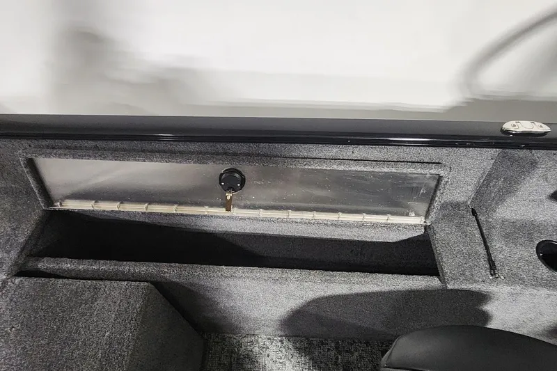 Slide: The Image of 2025 Tracker Pro Guide V-175 Combo boat interior storage compartment. - 11