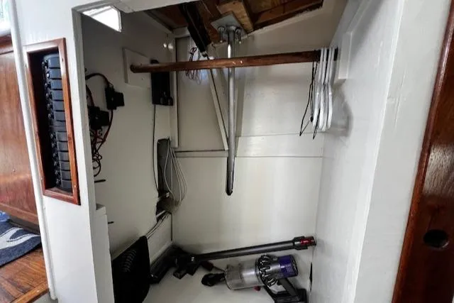 Slide: The Image of 1978 Bruno & Stillman Custom Cruiser interior with storage and equipment. - 22