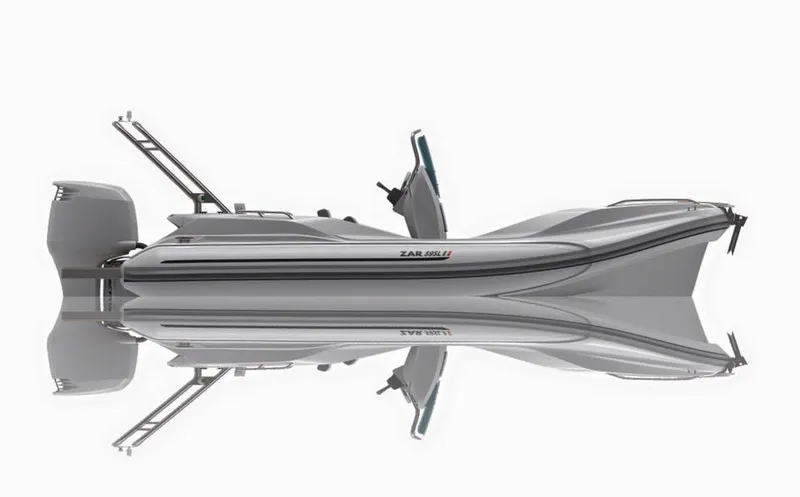 Slide: The Image of 2025 Zar Formenti 59 SL/Limited boat, sleek design, side view, white background. - 6