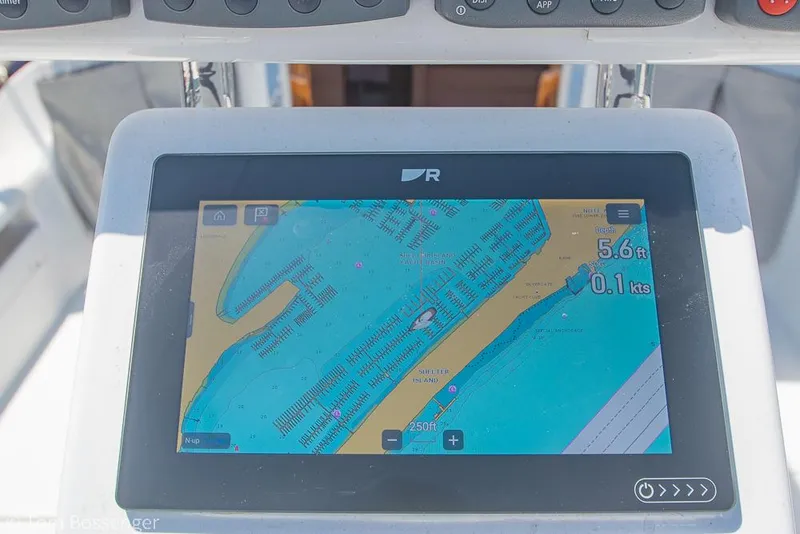 Slide: The Image of Navigation display on a 2006 Catalina 34' MKII sailboat showing nautical chart. - 27