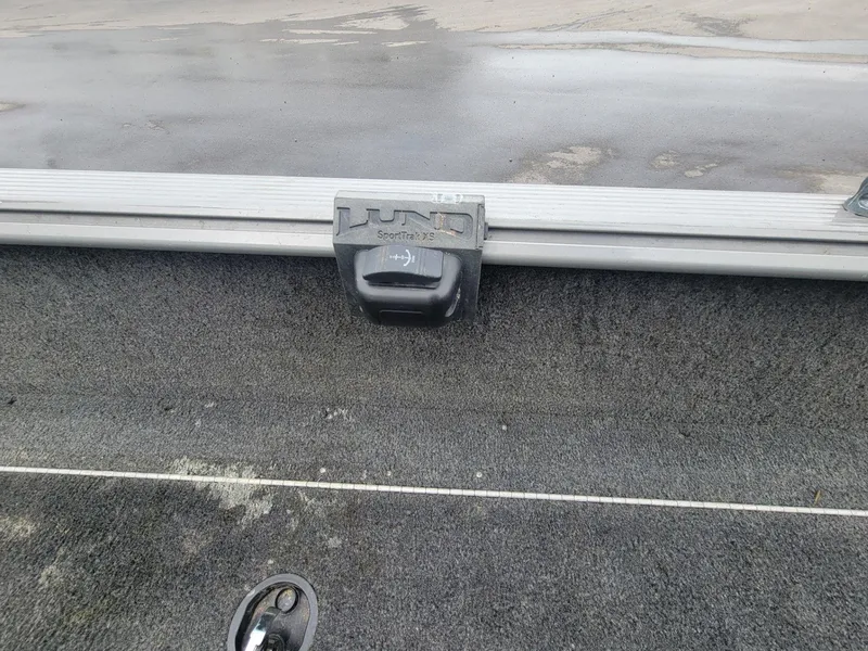 Slide: The Image of 2013 Lund 1650 Rebel XL Tiller boat interior with SportTrak accessory bracket. - 31