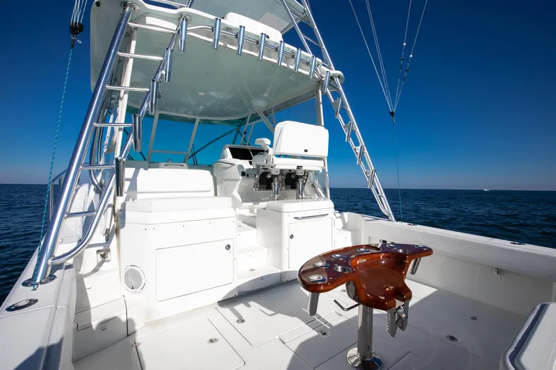 Slide: The Image of SeaVee 43 Hard Four - Exterior Cockpit - 11