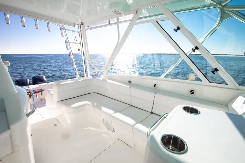 Slide: The Image of SeaVee 43 Hard Four - Exterior Helm - 23