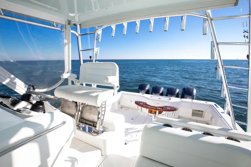 Slide: The Image of SeaVee 43 Hard Four - Exterior Helm - 25