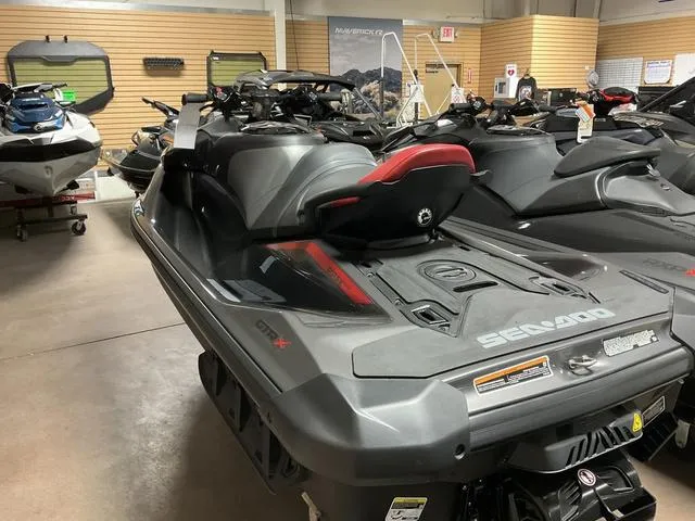 Slide: The Image of 2024 Sea-Doo Waverunner GTR-X 300 IBR on display in showroom. - 3