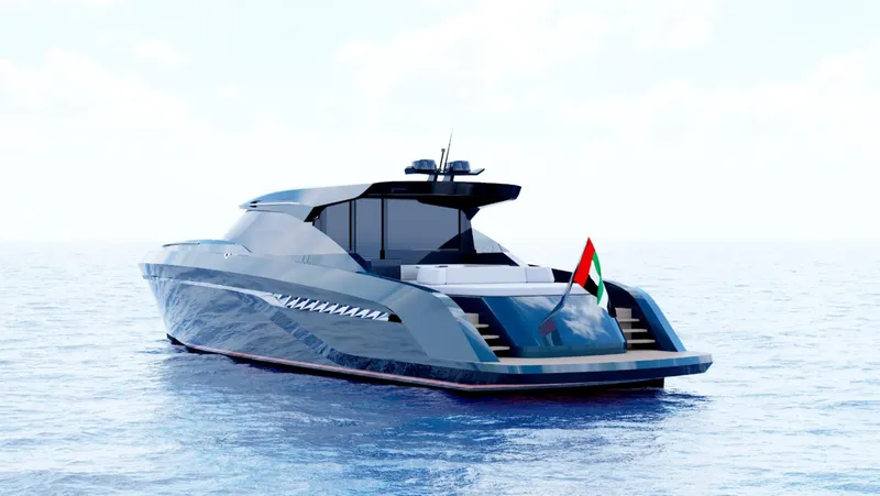 Slide: The Image of Luxury Bekkers Yachts CARIB 64HT 2026 model cruising on open sea. - 3