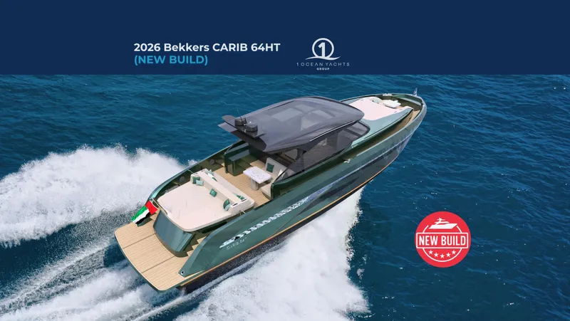 Slide: The Image of 2026 Bekkers Yachts CARIB 64HT cruising on ocean, new build model. - 4