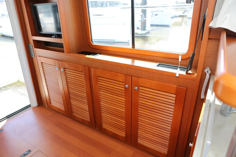 Slide: The Image of Port side salon storage - 9