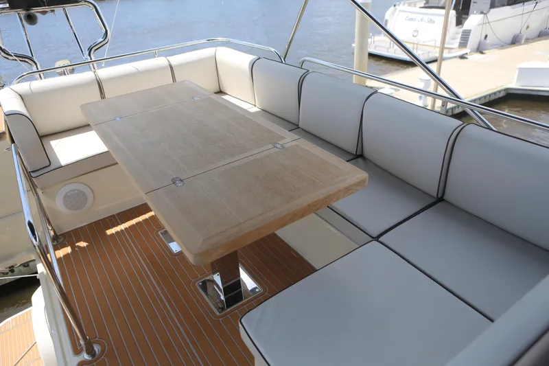Slide: The Image of Flybridge seating and table - 6