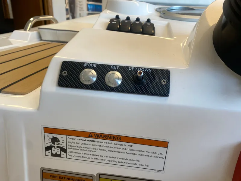 Slide: The Image of 2024 AB Inflatables ABJET 290 control panel with mode, set, and up/down buttons. - 7