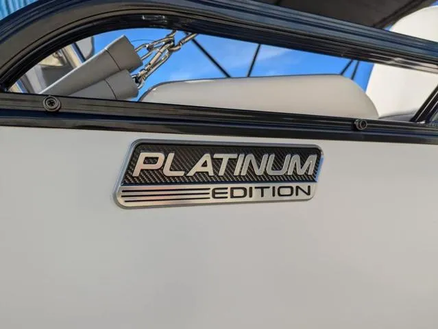 Slide: The Image of 2025 Avalon LSZ QUAD LOUNGE SWITCH 2385, Platinum Edition badge, sleek design detail. - 23