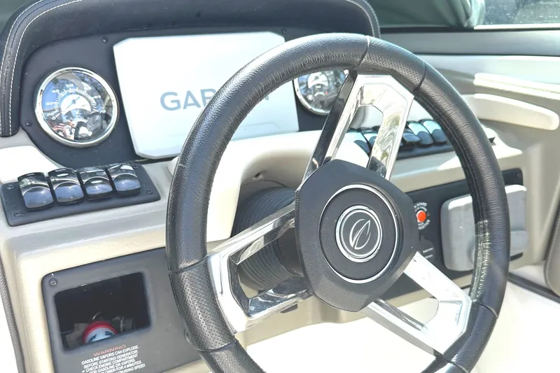 Slide: The Image of Engine specifications and serial numbers on a 2020 Crownline 290 SS boat. - 26