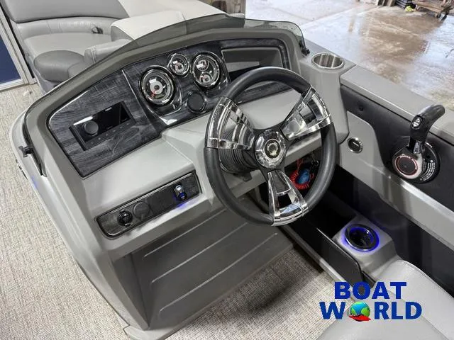 Slide: The Image of Tahoe LTZ 2385 Quad Lounge Tritoon Pontoon & Honda 4-Str 2022 - 13