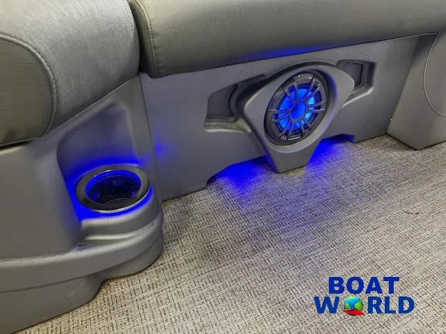 Slide: The Image of Tahoe LTZ 2385 Quad Lounge Tritoon Pontoon & Honda 4-Str 2022 - 24