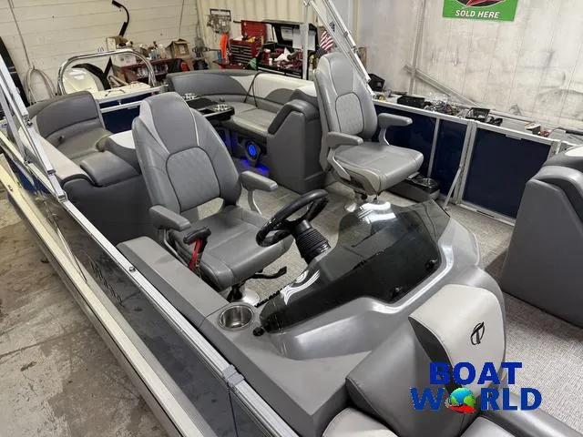 Slide: The Image of Tahoe LTZ 2385 Quad Lounge Tritoon Pontoon & Honda 4-Str 2022 - 4