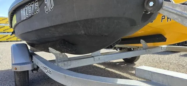 Slide: The Image of 2022 Sea-Doo Waverunner GTI SE 130 iBR on trailer, close-up view. - 8