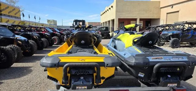 Slide: The Image of 2021 Sea-Doo RXP-X 300 Waverunners in Millennium Yellow, parked outdoors. - 7