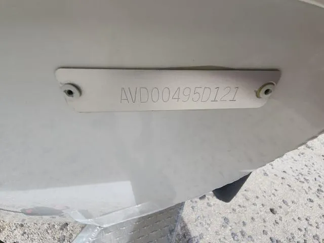 Slide: The Image of Hull identification number on a 2021 Avid 21 FS boat. - 28