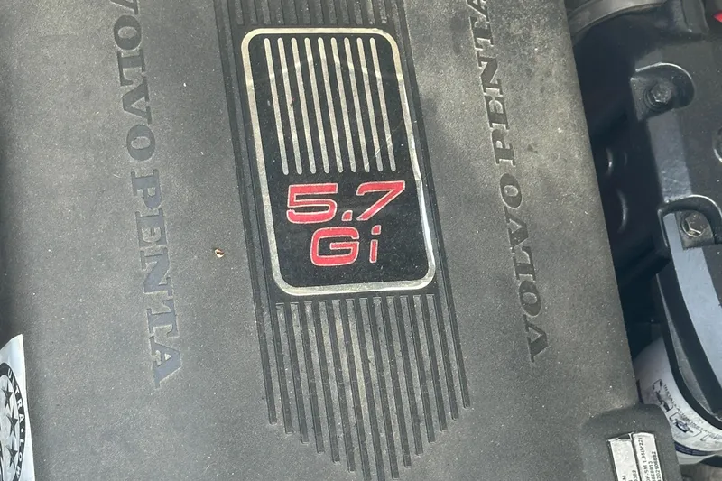 Slide: The Image of Volvo Penta 5.7 Gi engine in 2004 Monterey 253 Explorer Sport boat. - 12